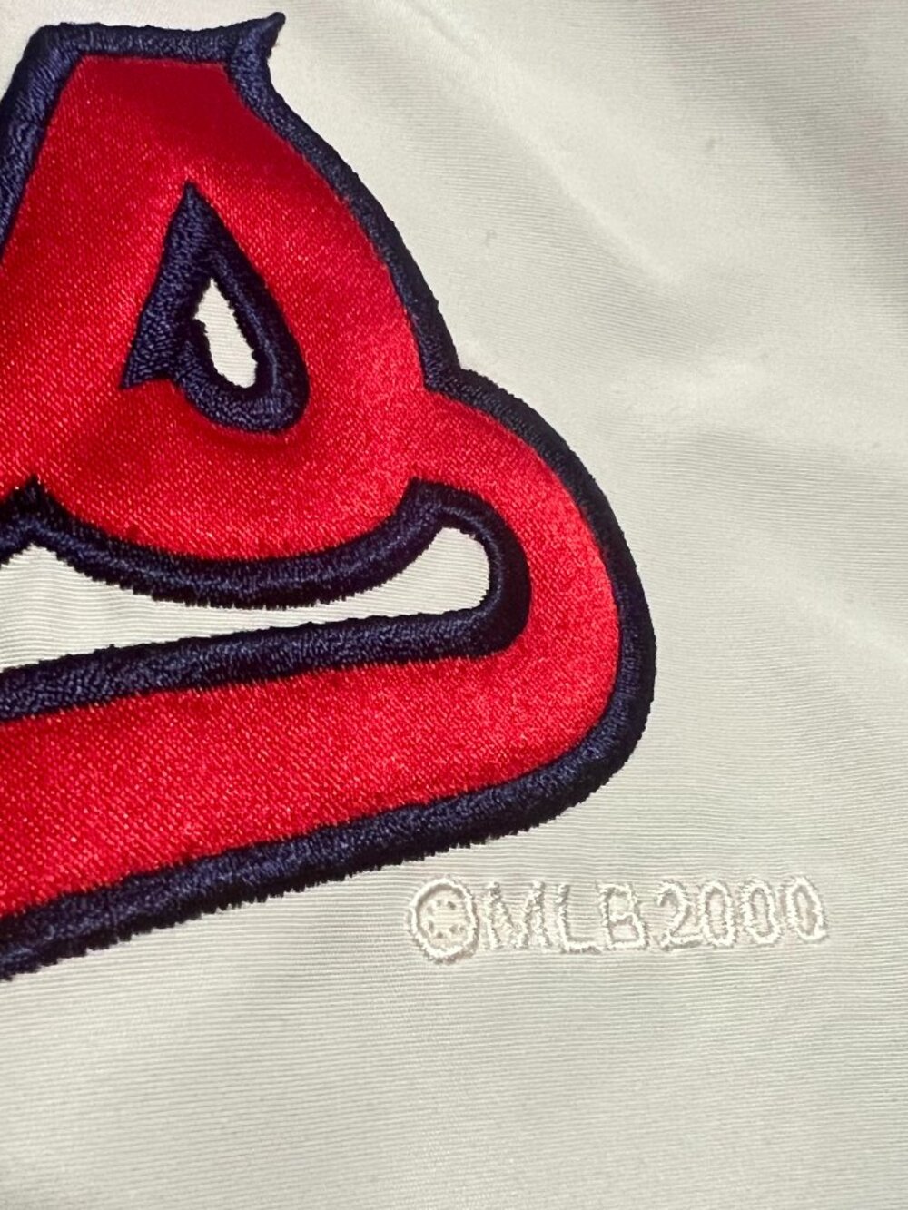 Cleveland Indians '00 Puma Vintage Y2K Jacobs Field Pullover Jacket, Men's Med - Picture 4 of 9
